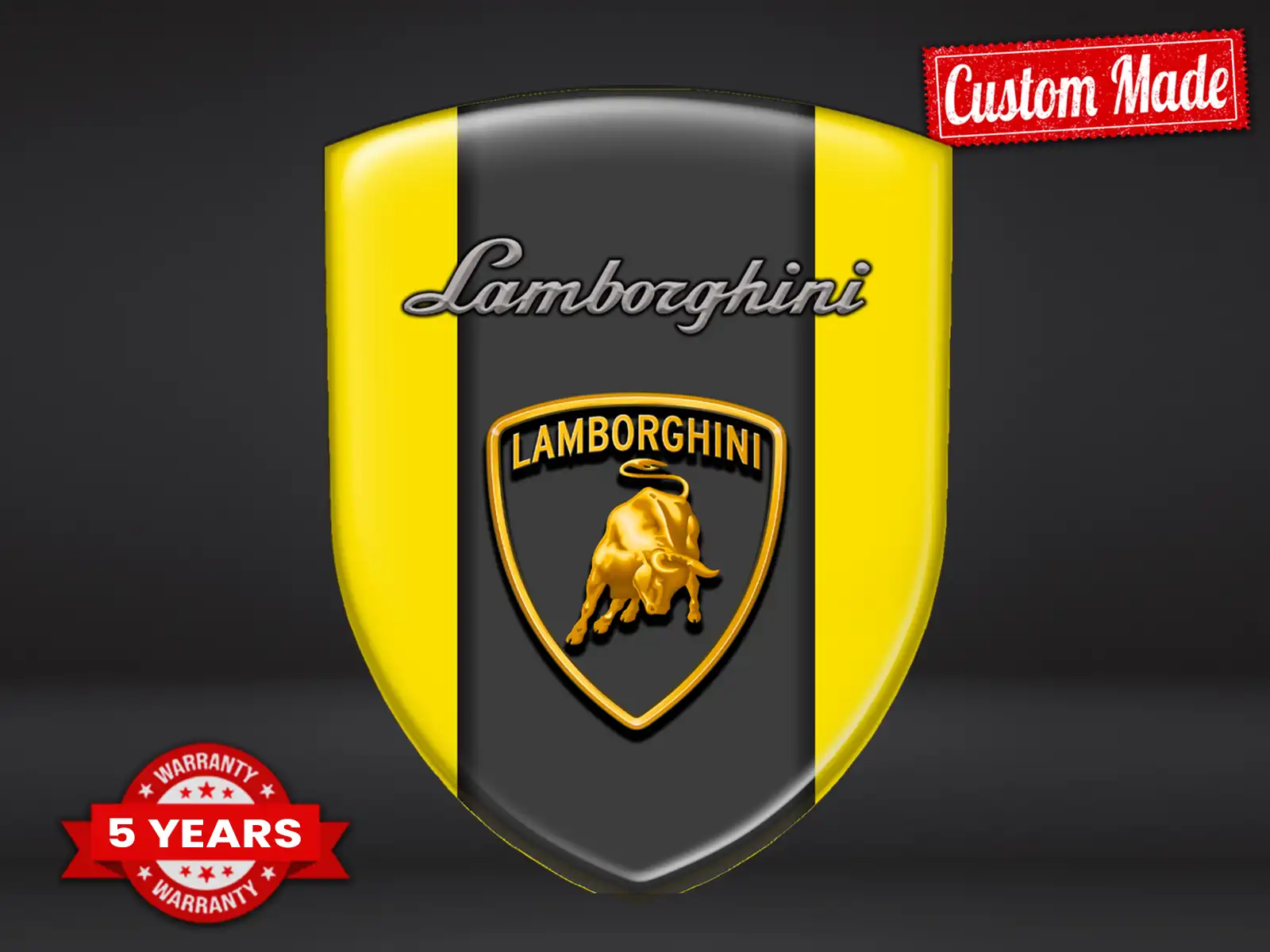 Lamborghini Gedruckte Logosticker Edition Premium Anpassbar